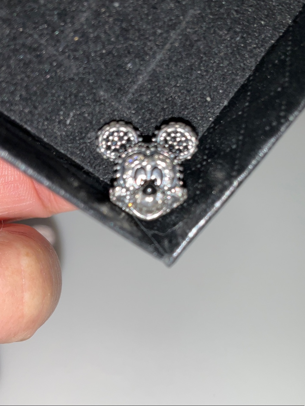 Pandora Silver Mickey Mouse Pavé Charm Limited Edition